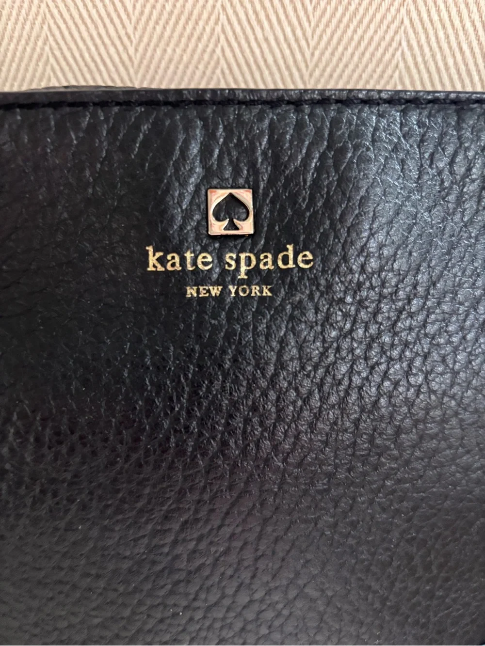 Kate Spade Southport Avenue Cora Black Pebbled Leather Crossbody Bag Y2K